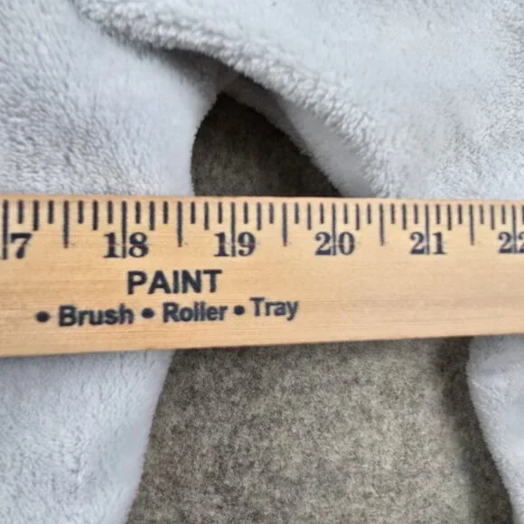 Derek Womens Snowman Fleece Hoodie Grey & Red Size M Full Zip Fun Unique - Picture 7 of 7